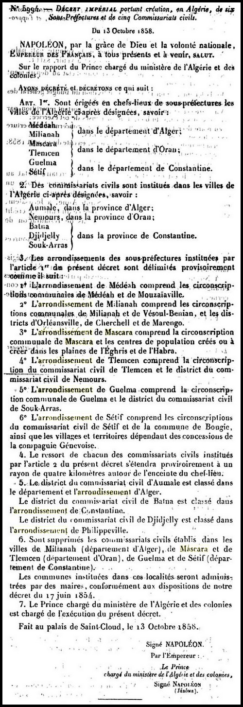 Erection de Mascara en sous-préfecture Mascara-sous-pr-fecture-1e7c835