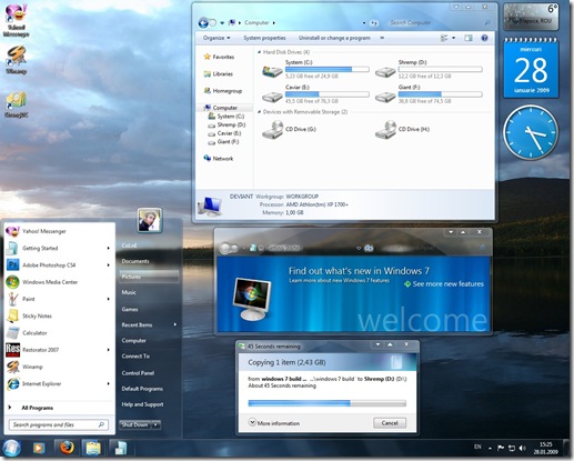 Theme Aero Diamond para Windows 7