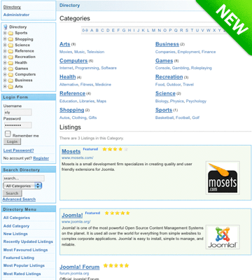 Mosets Tree Joomla! Directory Component