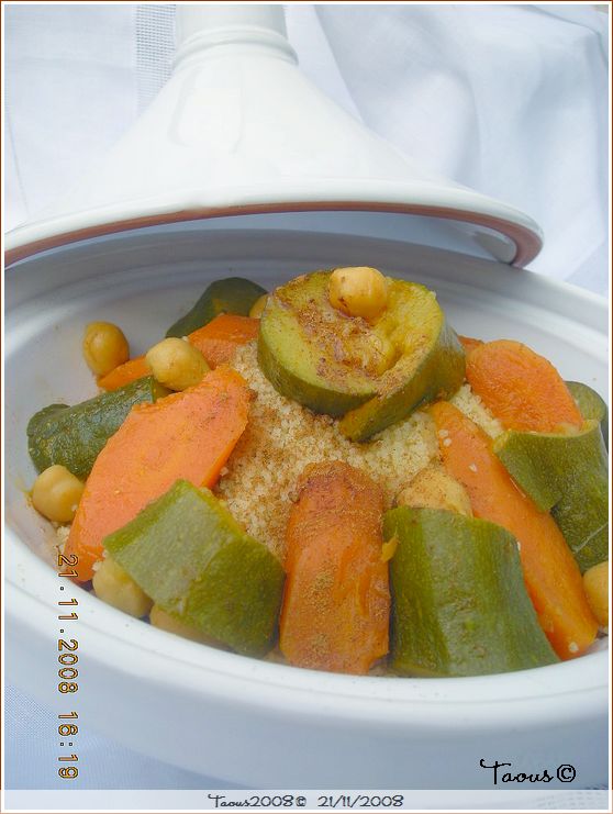 Couscous aux légumes et à la viande