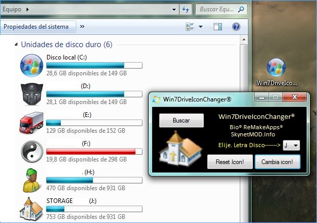 Win7DriveIconChanger®