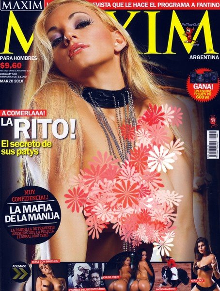 revista maxim marzo 2010 Maria Eugenia Rito